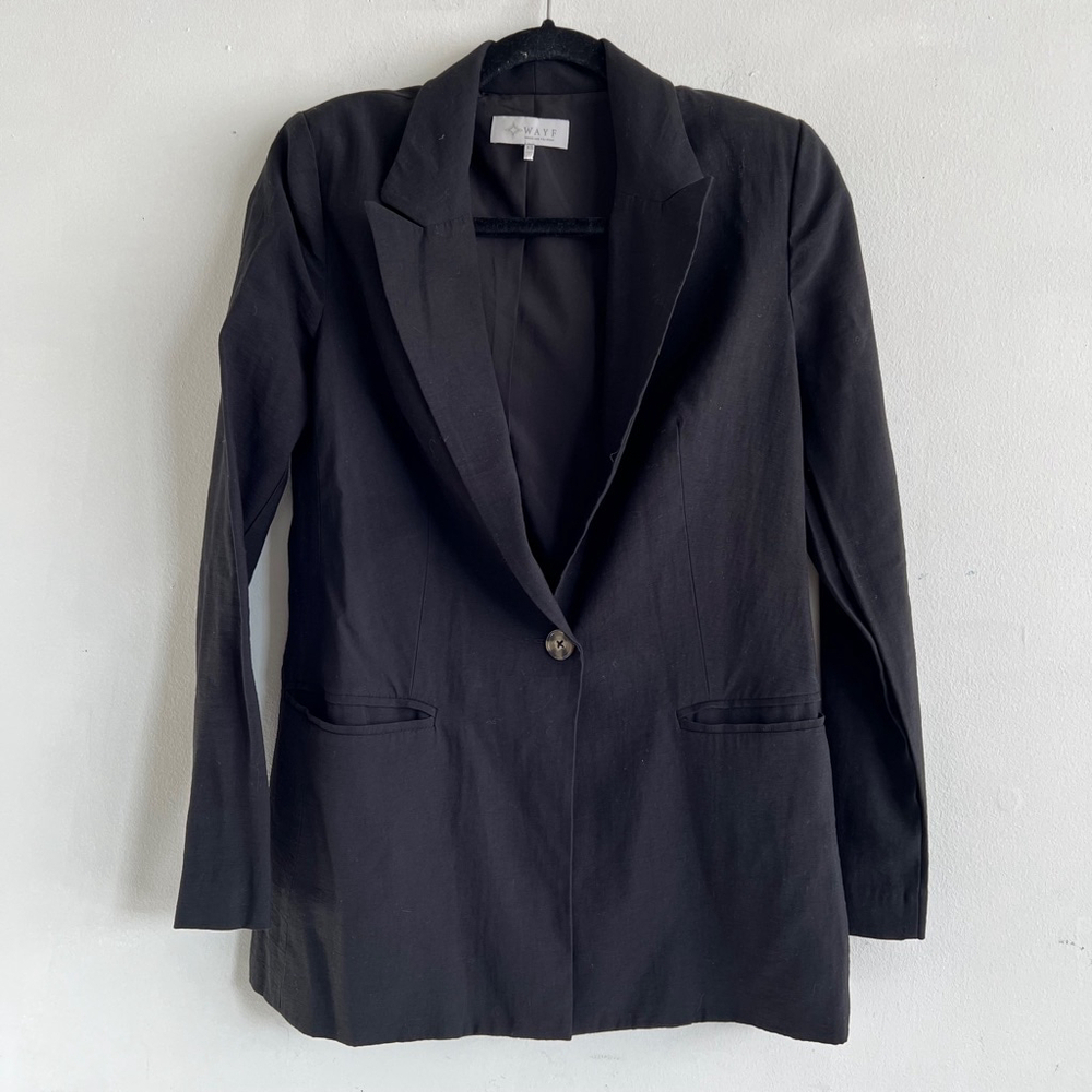 Women's WAYF Black Blazer Size XS